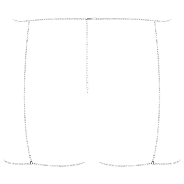 Obsessive Bijou 905 - sudraba ķermeņa rotas S-L