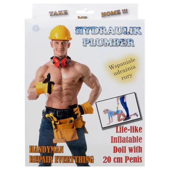 Handyman - piepūšams vīriešu lelle