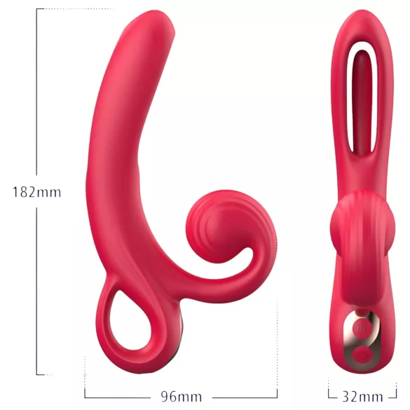 Sweet Play A4 klitora vibrators ar rokturi sarkans