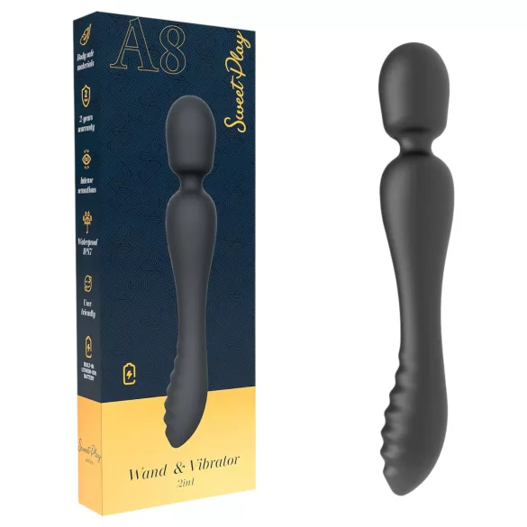 Sweet Play - masāžas un G-punkta vibrators melns
