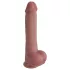 Natural Play - silikona dildo 24 cm (dabīgs)