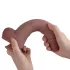Natural Play - silikona dildo 24 cm (dabīgs)