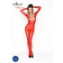 Passion sieviešu atvērts overalls, sarkans, S-L