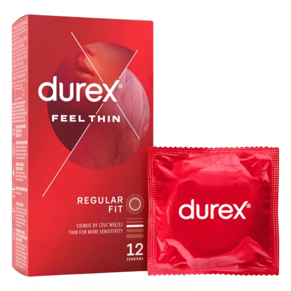Durex Feel Thin - prezervatīvi plāni naturāla sajūta 2x12 gab