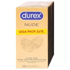 Durex Nude - īpaši plāns prezervatīvs (2×10 gab.)