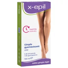 X-Epil - rullīšu vaksācijas komplekts - zaļš