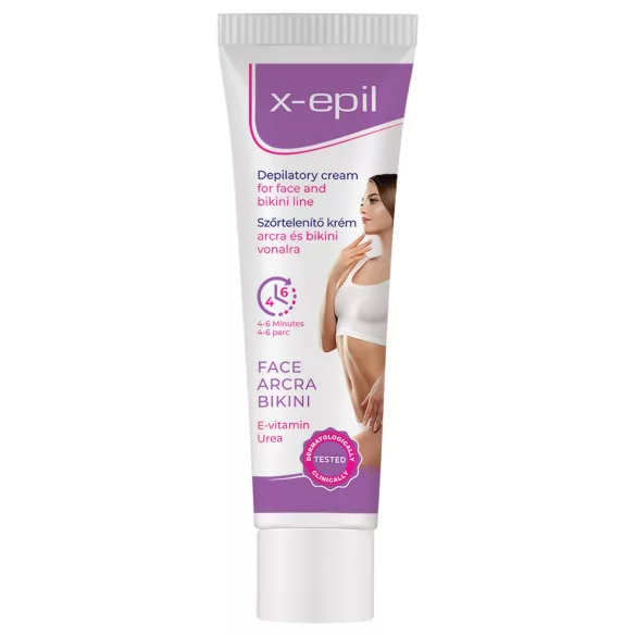 X-Epil - depilācijas krēms sejai un bikini zonai 40ml