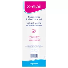 X-Epil - vaksācijas papīra strēmeles 50 gab