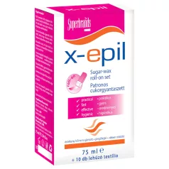 X-Epil - vaksācijas komplekts ar cukura kasetni