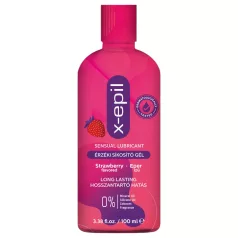 X-Epil - lubrikants ar zemeņu garšu, 100 ml