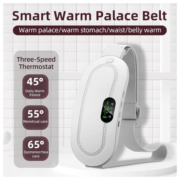 EMS - akumulatora masāžas josta menstruācijai balta