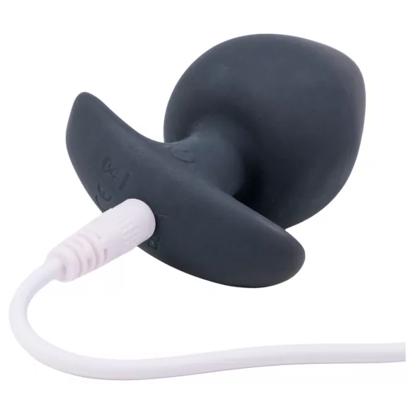 Desirel Obsidian - ar aplikāciju vadāms anālais vibrators (melns)