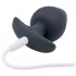 Desirel Obsidian - ar aplikāciju vadāms anālais vibrators (melns)