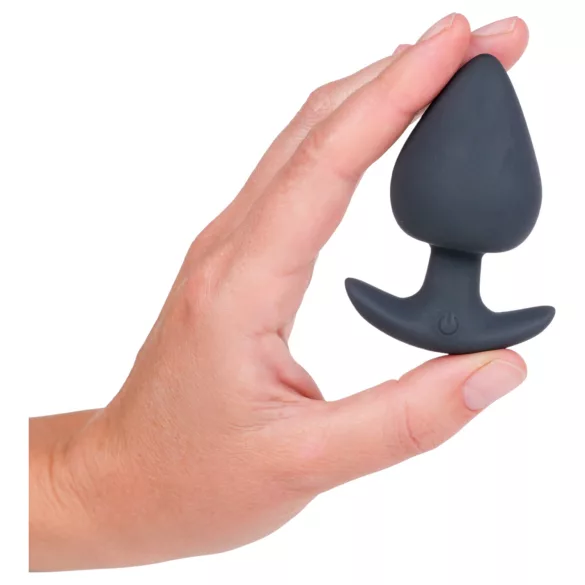 Desirel Obsidian - ar aplikāciju vadāms anālais vibrators (melns)