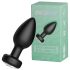 Desirel Easy Obsidian - bezvadu, radio vadīts anālais vibrators (melns)