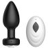 Desirel Easy Obsidian - bezvadu, radio vadīts anālais vibrators (melns)