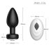 Desirel Easy Obsidian - bezvadu, radio vadīts anālais vibrators (melns)