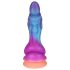OgazR - spīdošais pūķis vibrators - 22cm (violeti-rozā)