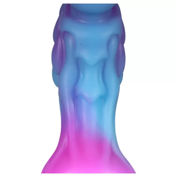 OgazR - dilds spīdošs pūķa forma 22cm lillā-rozā