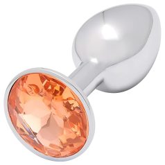   Sunfo anālais metāla spraudnis ar zeltainu akmeni sudraba krāsā