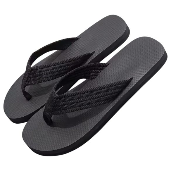 Flip-flop čības vīriešu dzimumlocekļa raksts melnas - 40/41