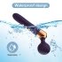 Saliekams, bezvadu masāžas vibrators (melns)