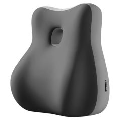   Burvju Spilvens - Ar atmiņas putu atbalstu un turētāju (pelēks)