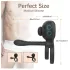 Biu-Biu - pāra vibrators un dzimumlocekļa gredzens melns