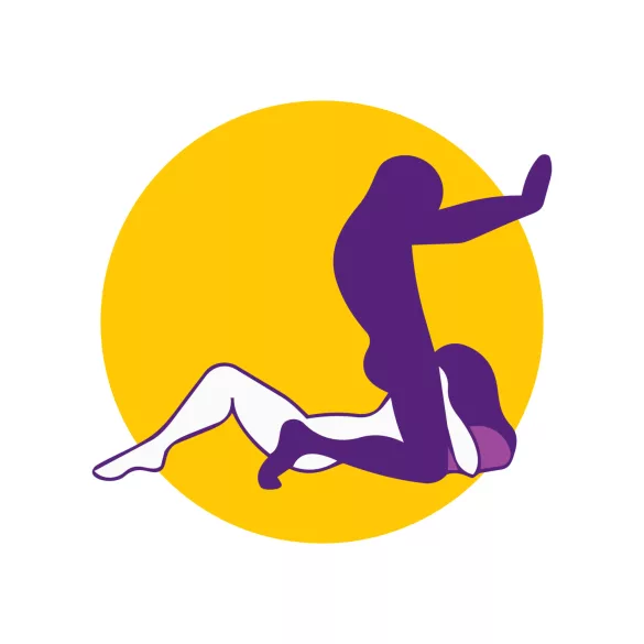 Desirel Magic Pillow - sirds formas seksa spilvens (sarkans)