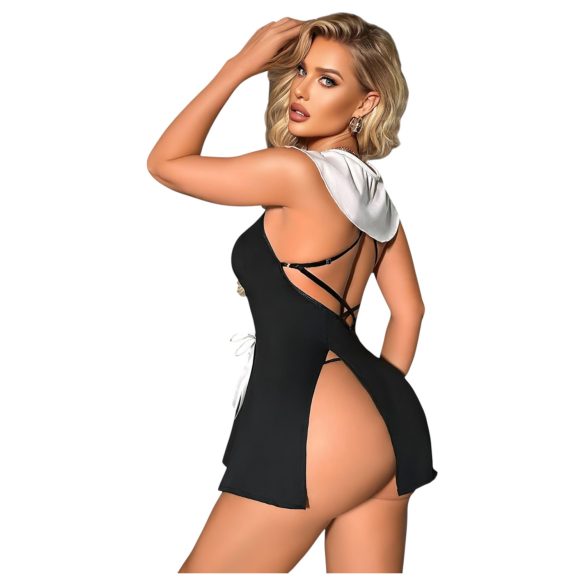 Mūķene - erotiskais kostīms - melns