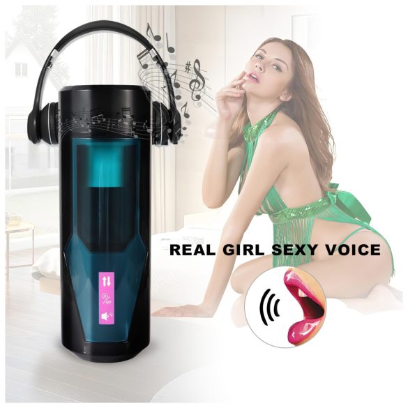 Lonely - vīriešu masturbators ar stimulatoru, melns