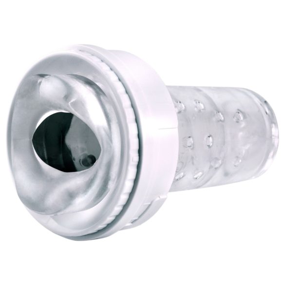 PDX Roto-Bator - vīriešu vibrējošs masturbators mute balts