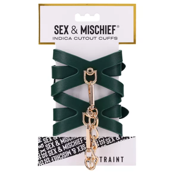 Sportsheets - rokas dzelži zaļā krāsā