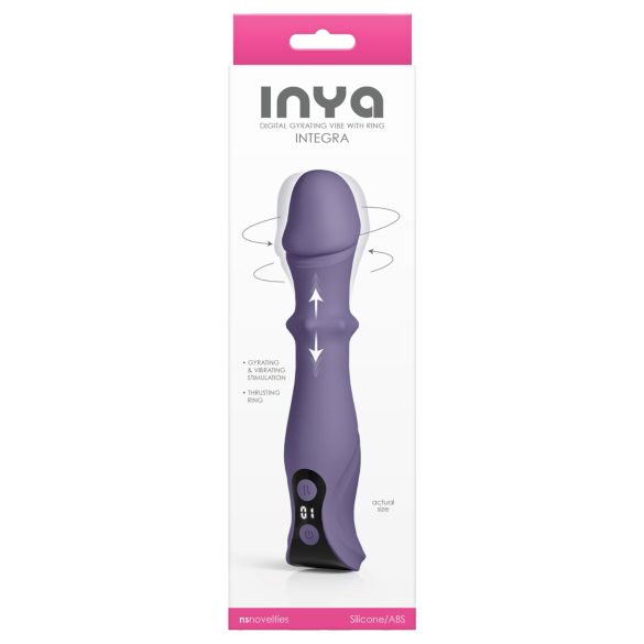 NS Novelties - vibrators ar stumšanas un rotējošu funkciju violets