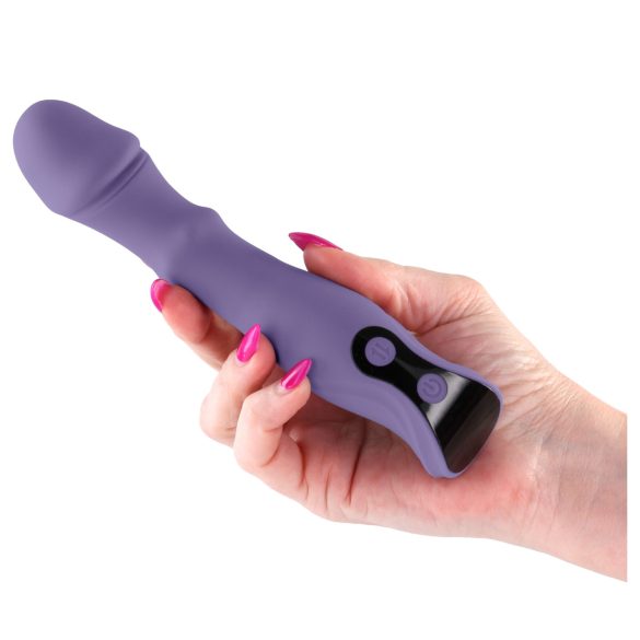 NS Novelties - vibrators ar stumšanas un rotējošu funkciju violets
