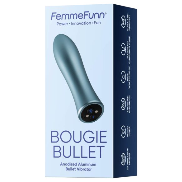 FemmeFunn vibrators sievietēm alumīnija sudraba premium