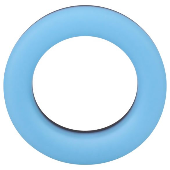 Doc Johnson The Big O - mirdzošs erekts gredzens (zils)