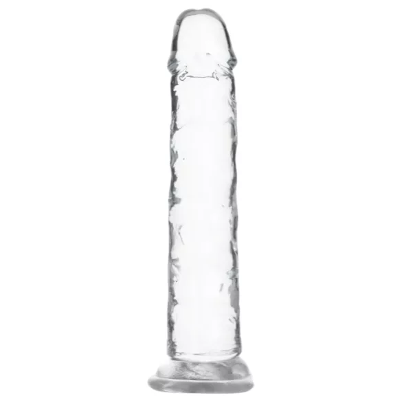 Addiction Crystal - piesūceknīša dildo (caurspīdīgs) - 18 cm