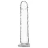 Addiction Crystal - piesūceknīša dildo (caurspīdīgs) - 18 cm