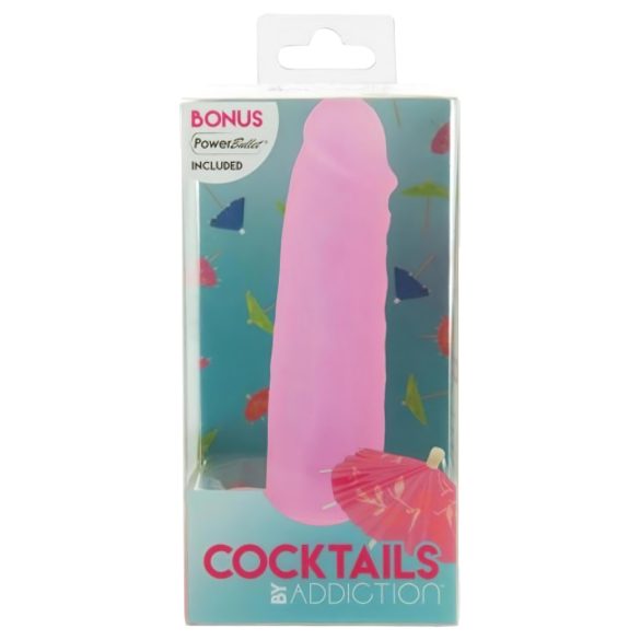 Addiction Coctails - dildo ar piesūcekni rozā