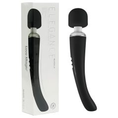   Love Magic Elegance Wand - uzlādējams masāžas vibrators melns