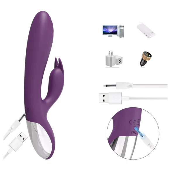 AlvUp - G-punkta vibrators ar trusīša ausīm violets