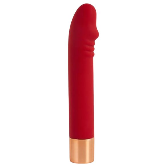Šarmantais Vibe Dobra - akumulators, G-punkta vibrators (sarkans)