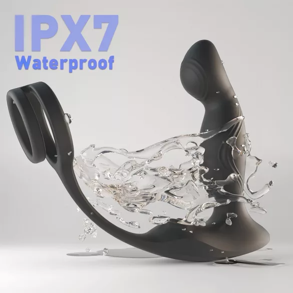Sex HD Virgil - vīriešu prostatas vibrators ar dzimumlocekļa un sēklinieku
