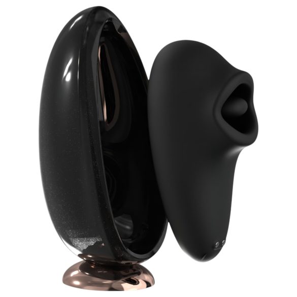 Karstā bauda - sildošs melnais vibrators
