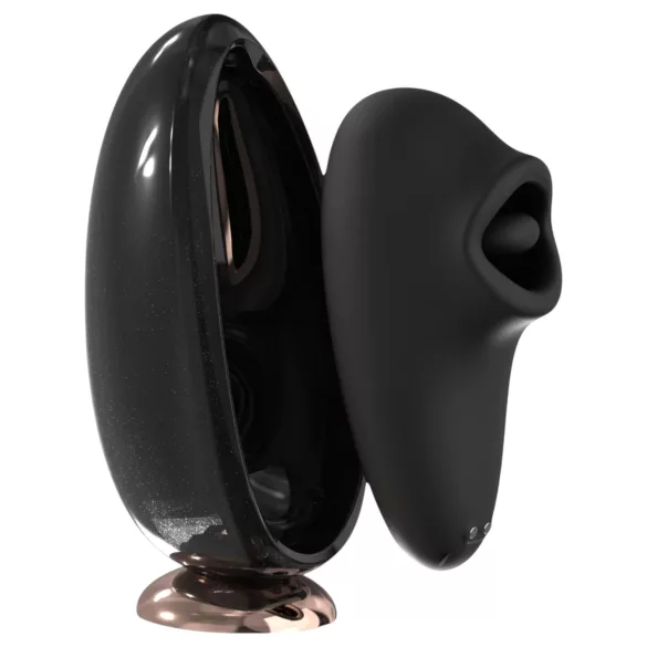 Sex HD Mirror - klitora vibrators ar sildīšanas funkciju melns