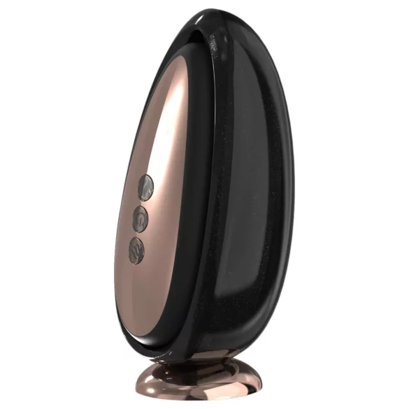 Sex HD Mirror - klitora vibrators ar sildīšanas funkciju melns