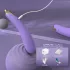 Sex HD - vibrators baklažāna formas violets