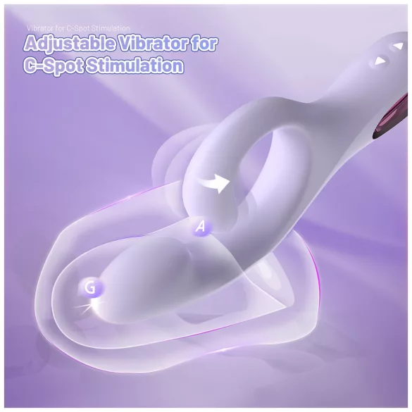 Sex HD - klitora sviras G‑punkta vibrators (violets)