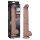 Lovetoy - divslāņu XXL dildo - 36,5 cm - (dabīgā krāsa)